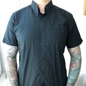 Black Merc Button Down Shirt